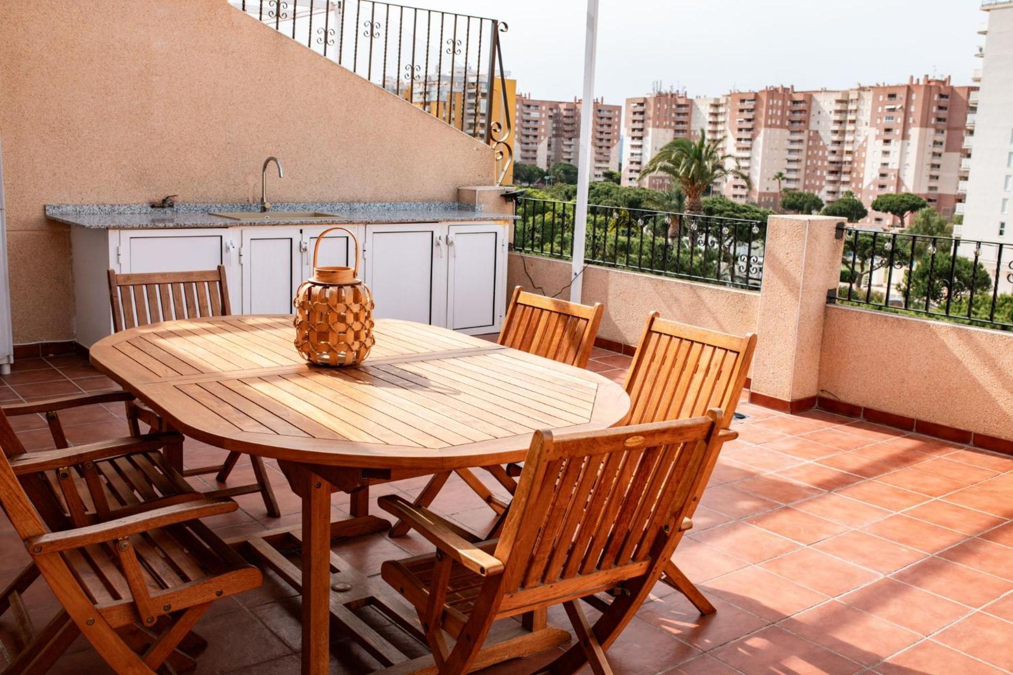 Perla De Mar - Atico Con Amplia Terraza 40M2, Piscina Y Parking En Playa Canet Канет-де-Беренгер Экстерьер фото